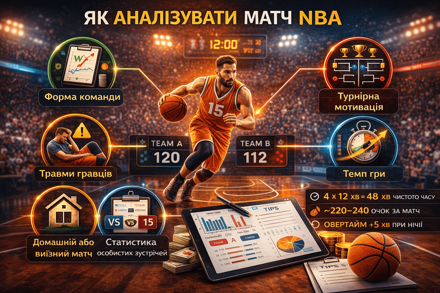 Як аналізувати матч NBA